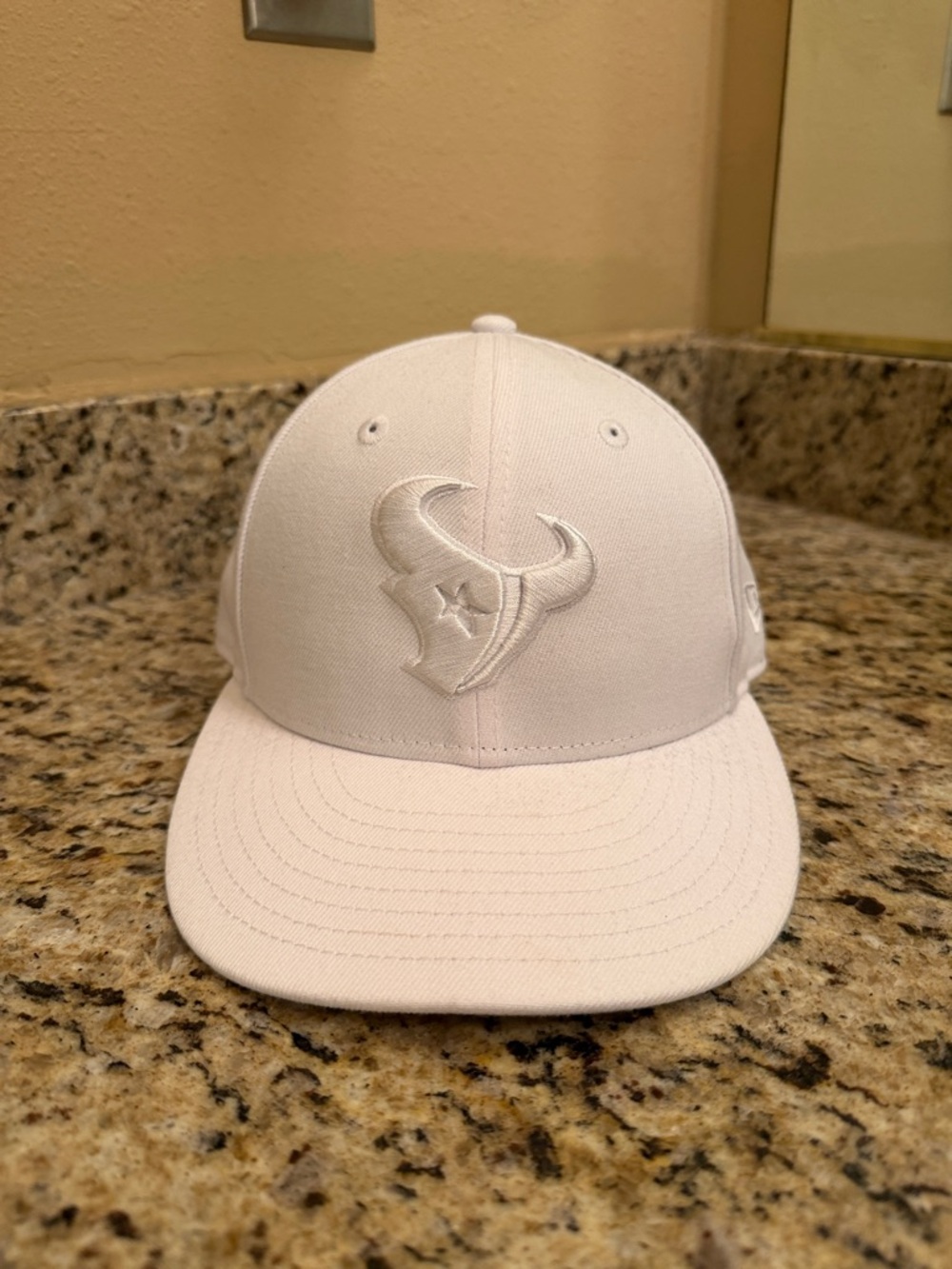 NFL White Houston Texans Fitted Hat
